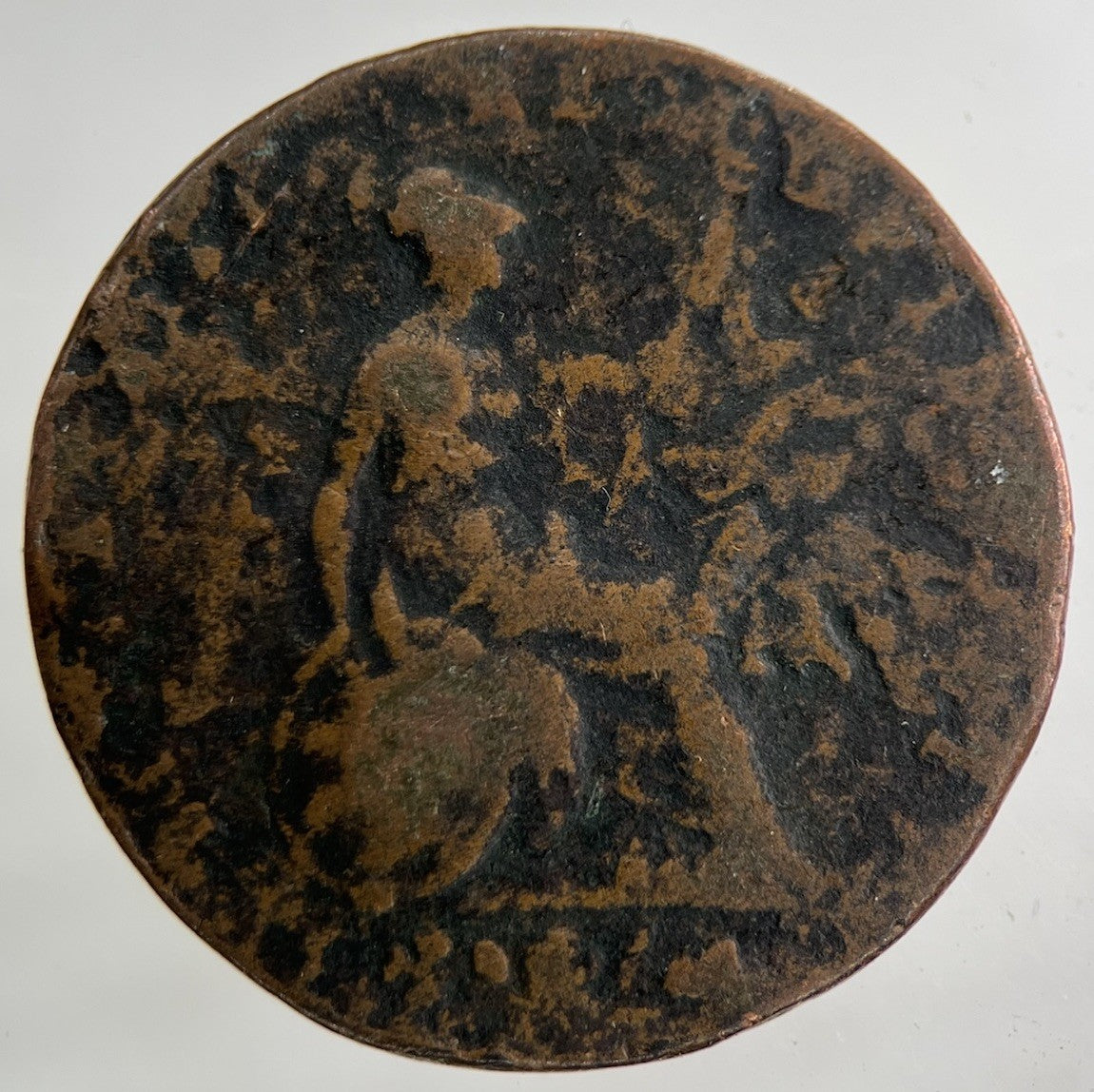British Victoria Half - Penny Coin | Fair Grade