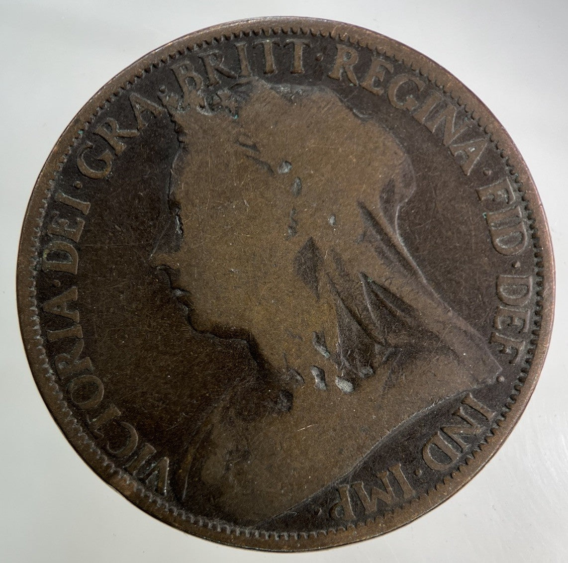 1896 Victoria One Penny Coin | Collectable Grade