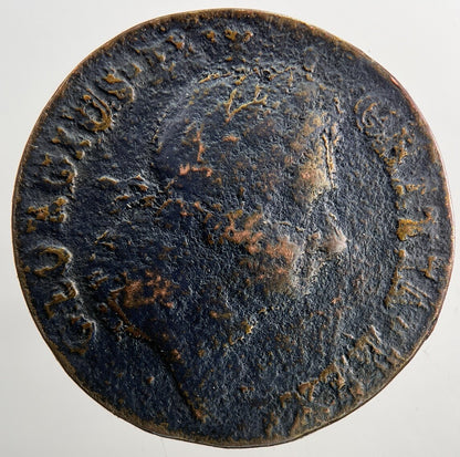 1723 Irish Hibernia Half - Penny Coin | Collectable Grade