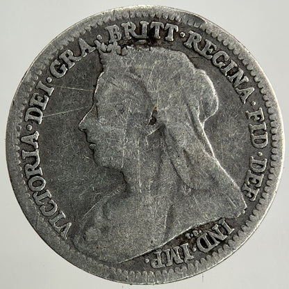 1900 Victoria Threepence Silver Coin | Collectable Grade