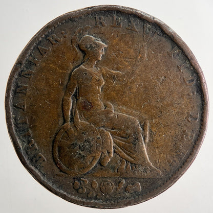 1831 William IV Half - Penny Coin | Fine Collectable Grade | a9655