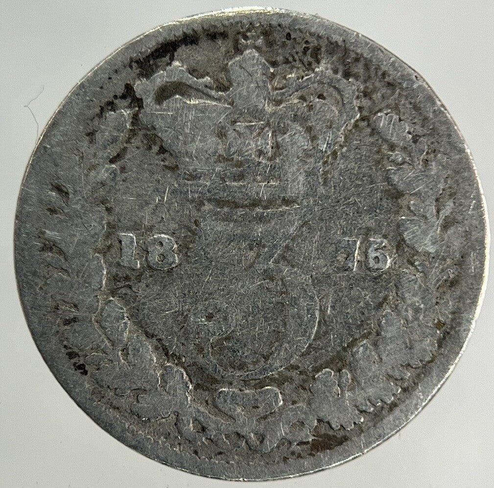 1875 Victoria Threepence Silver Coin | Collectable Grade