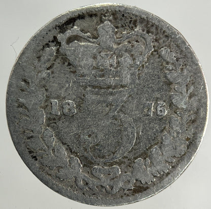 1875 Victoria Threepence Silver Coin | Collectable Grade