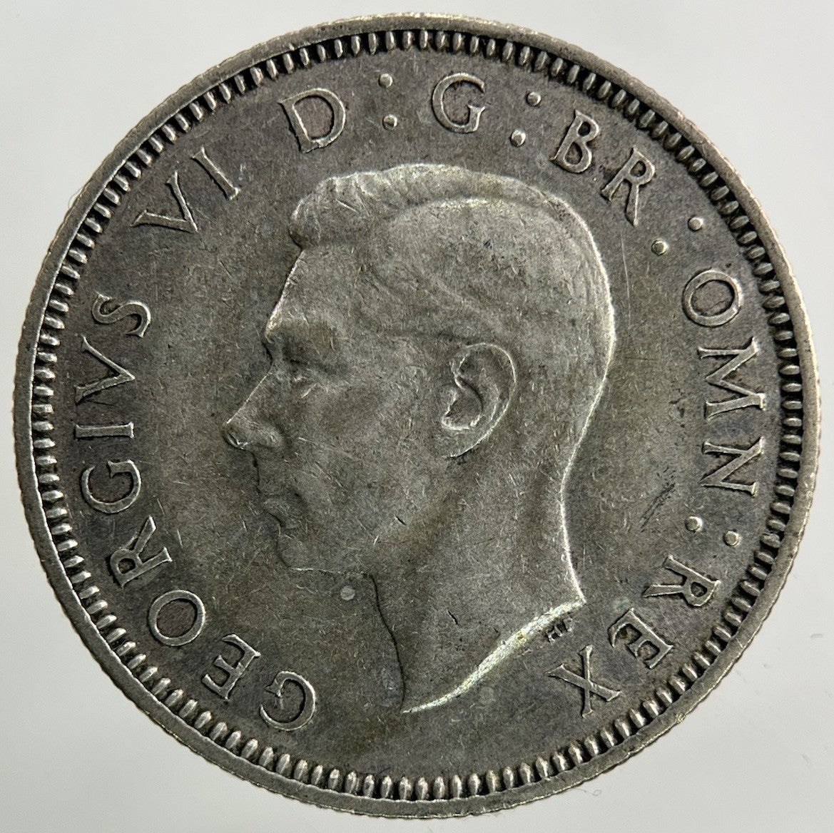 1942 George VI Shilling Silver Coin | Fine Collectable Grade