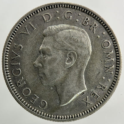 1942 George VI Shilling Silver Coin | Fine Collectable Grade