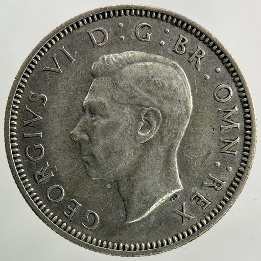 1942 George VI Shilling Silver Coin | Fine Collectable Grade