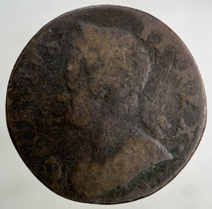 1754 George II 2nd Half - Penny Coin | Collectable Grade