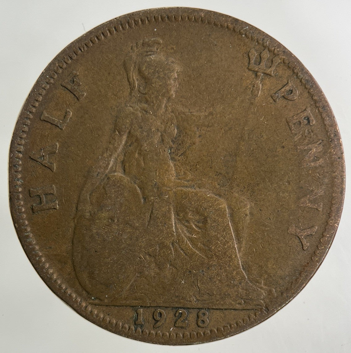 1928 George V Half - Penny Coin | Collectable Grade