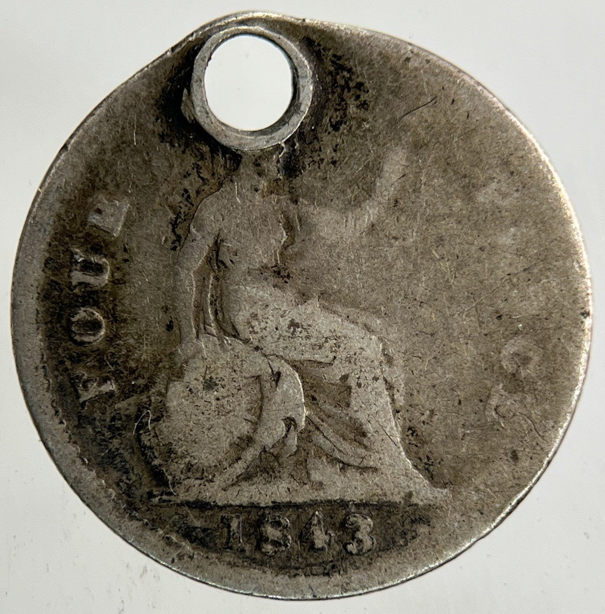 1843 Victoria Groat Four - Pence Silver Coin | Collectable Grade