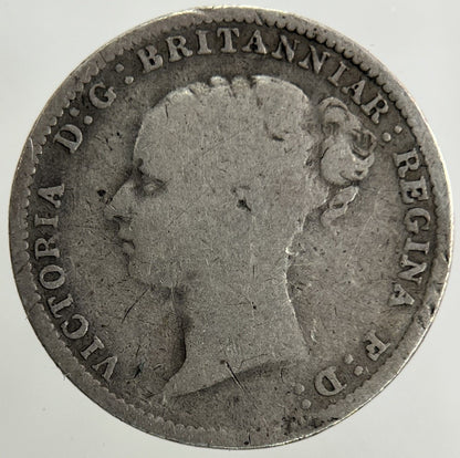 1886 Victoria Threepence Silver Coin | Collectable Grade