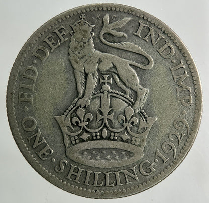 1929 George V Shilling Silver Coin | Collectable Grade