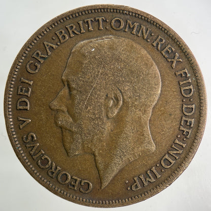 1916 George V One Penny Coin | Collectable Grade