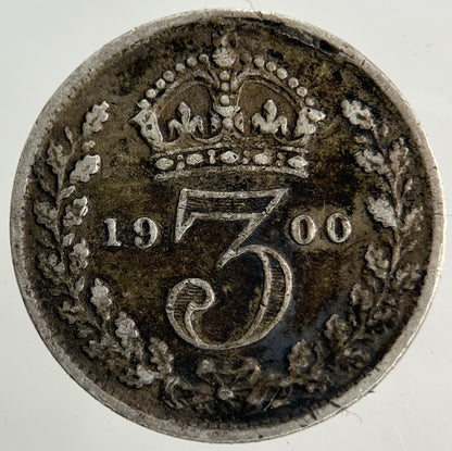 1900 Victoria Threepence Silver Coin | Collectable Grade