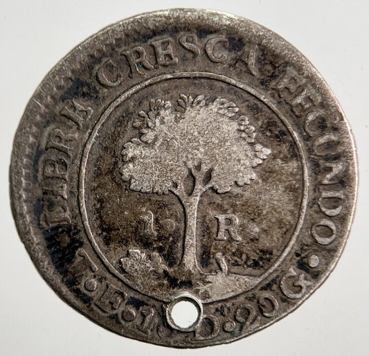1820 Central America 1 Reale Silver Coin | Fine Collectable Grade | a5370
