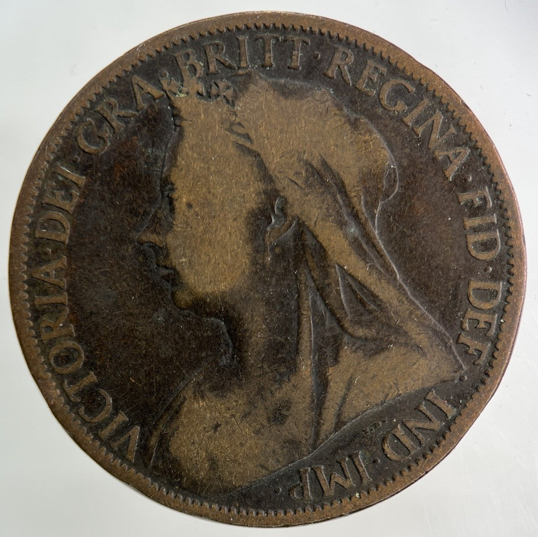 1900 Victoria One Penny Coin | Collectable Grade
