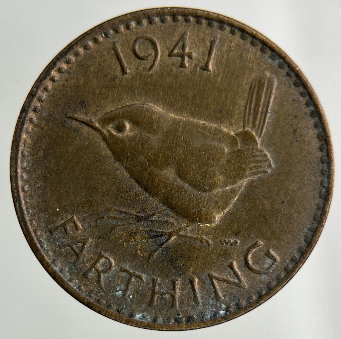 1941 George VI Wren Farthing Coin | Collectable Grade