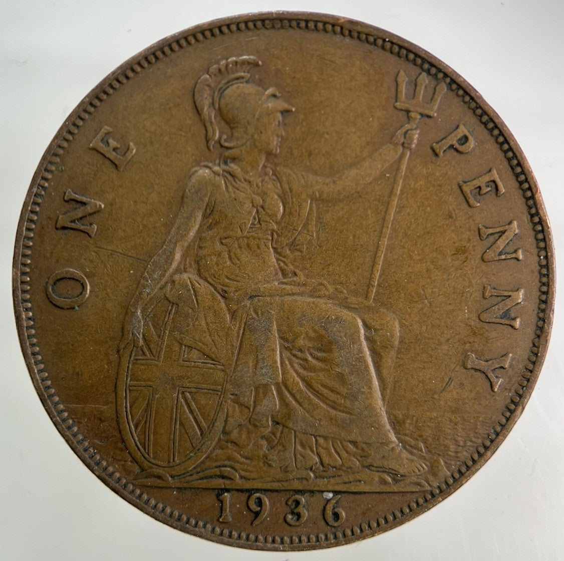 1936 George V One Penny Coin | Fine Collectable Grade