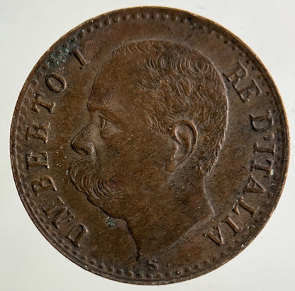 1895 Italy 1 Centesimo Coin | Very High Grade
