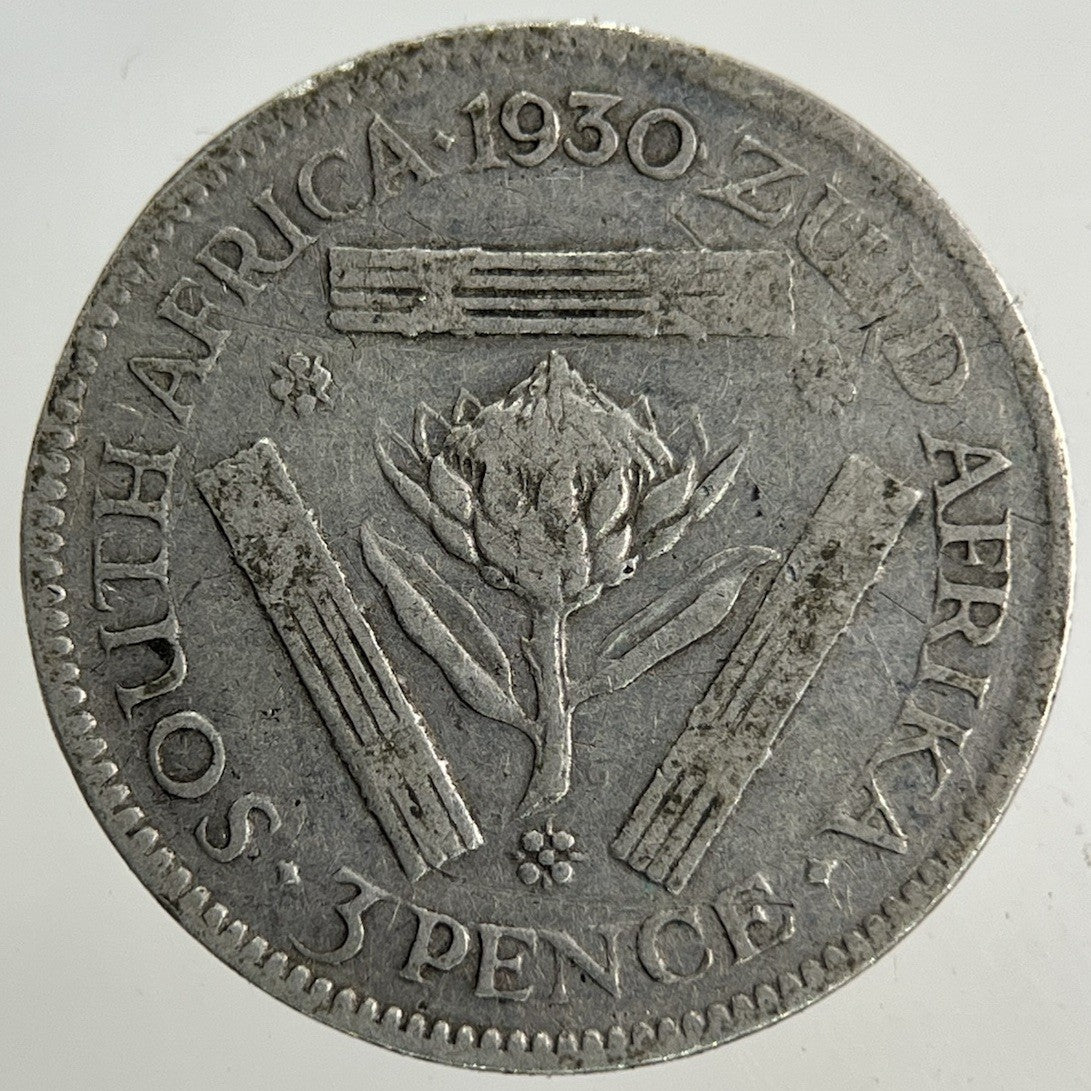 1930 South Africa Threepence Silver Coin | Collectable Grade