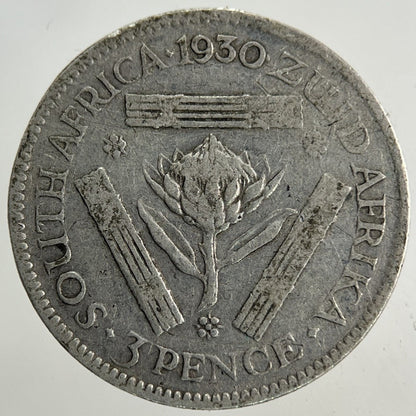 1930 South Africa Threepence Silver Coin | Collectable Grade