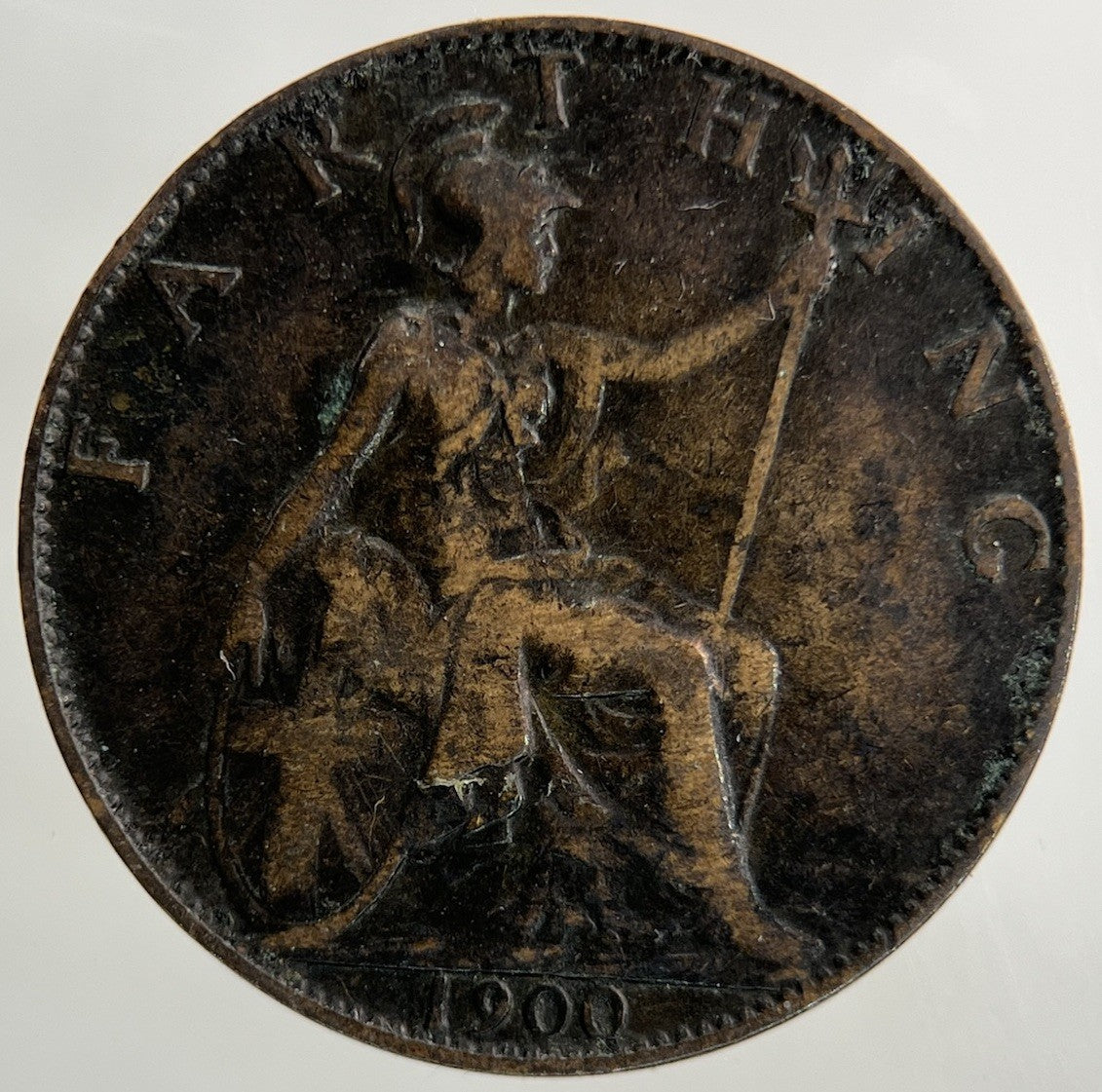 1900 Victoria Farthing Coin | Fine Collectable Grade