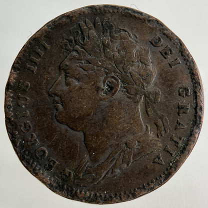 1822 George IV Farthing Coin | Collectable Grade