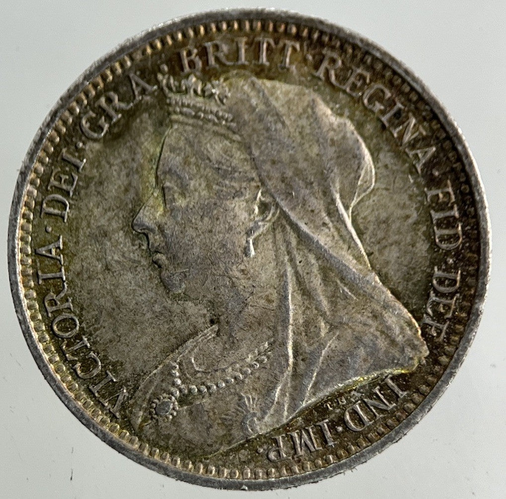 1893 Victoria Threepence Silver Coin | Very High Grade