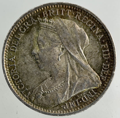 1893 Victoria Threepence Silver Coin | Very High Grade