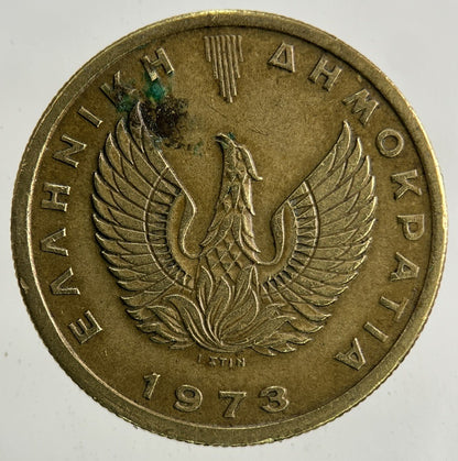 1973 Greece 1 Drachmai Coin | Very High Grade