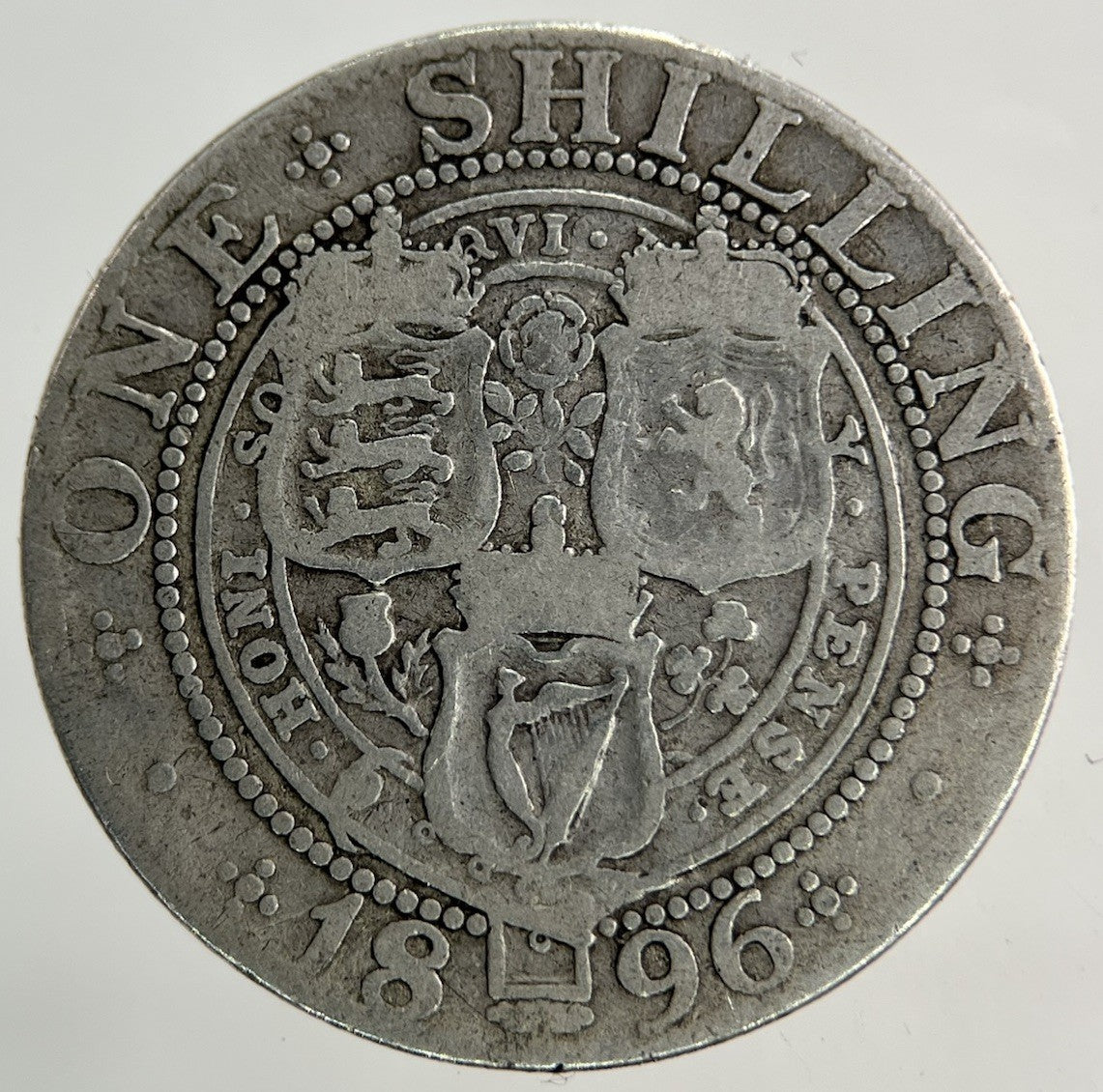 1896 Victoria Shilling Silver Coin | Collectable Grade