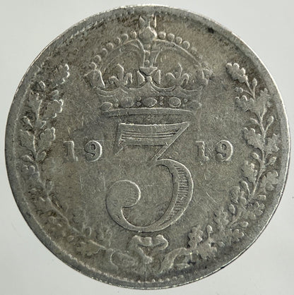 1919 George V Threepence Silver Coin | Collectable Grade