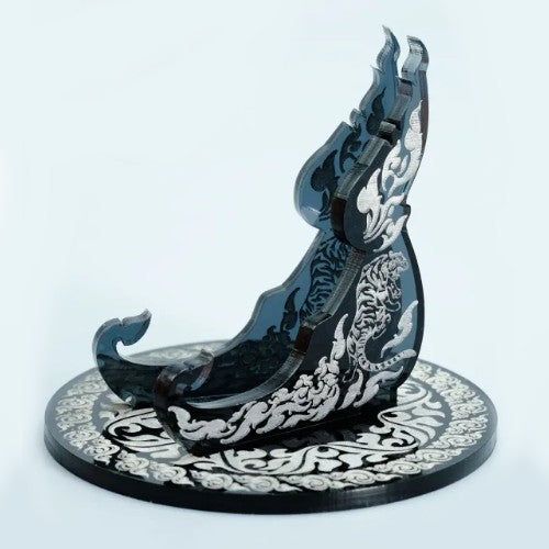 Black Tiger Themed 1oz Silver or Gold Coins / Amulet / Medal Display Stand
