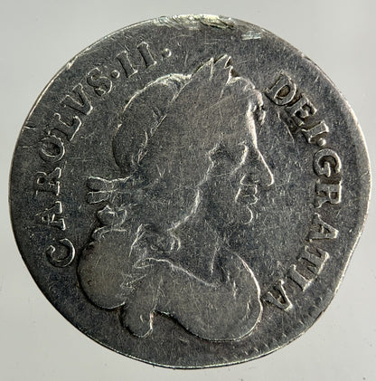 1673 Charles II 2nd Maundy Three - Pence Silver Coin | Fine Collectable Grade