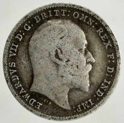 1902 Edward VII Threepence Silver Coin | Collectable Grade