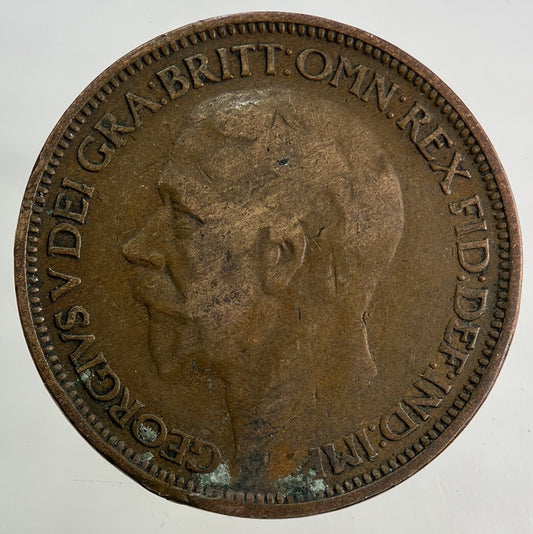 1927 George V Half - Penny Coin | Collectable Grade