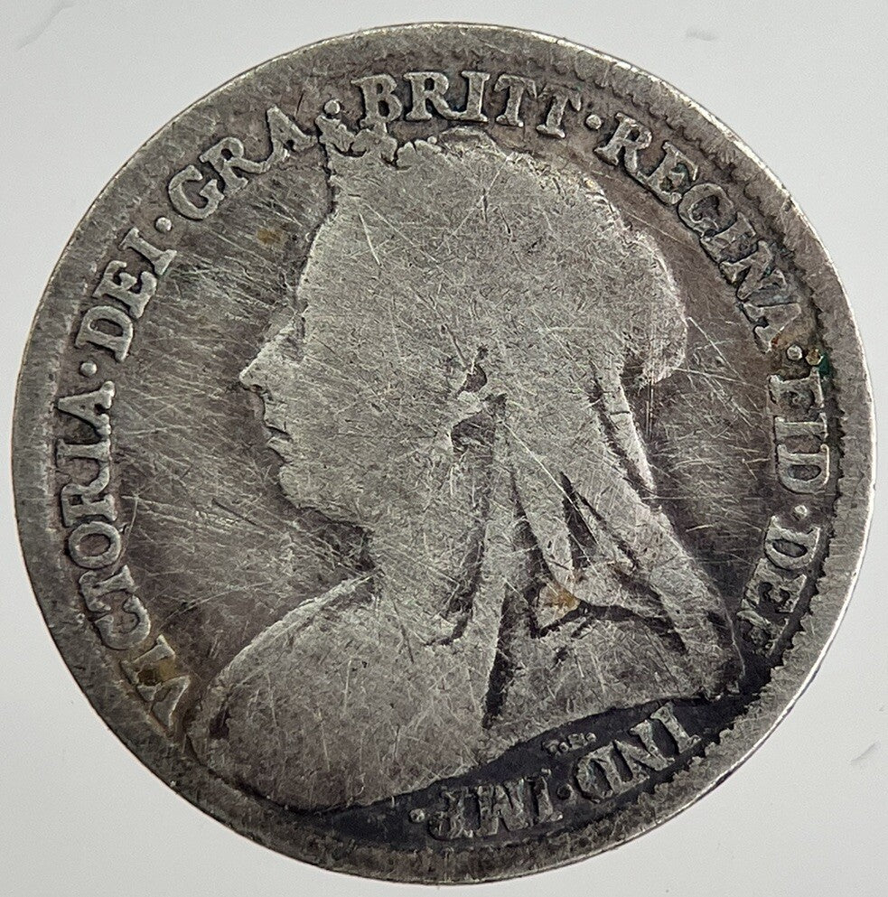 1895 Victoria Threepence Silver Coin | Collectable Grade | a8472