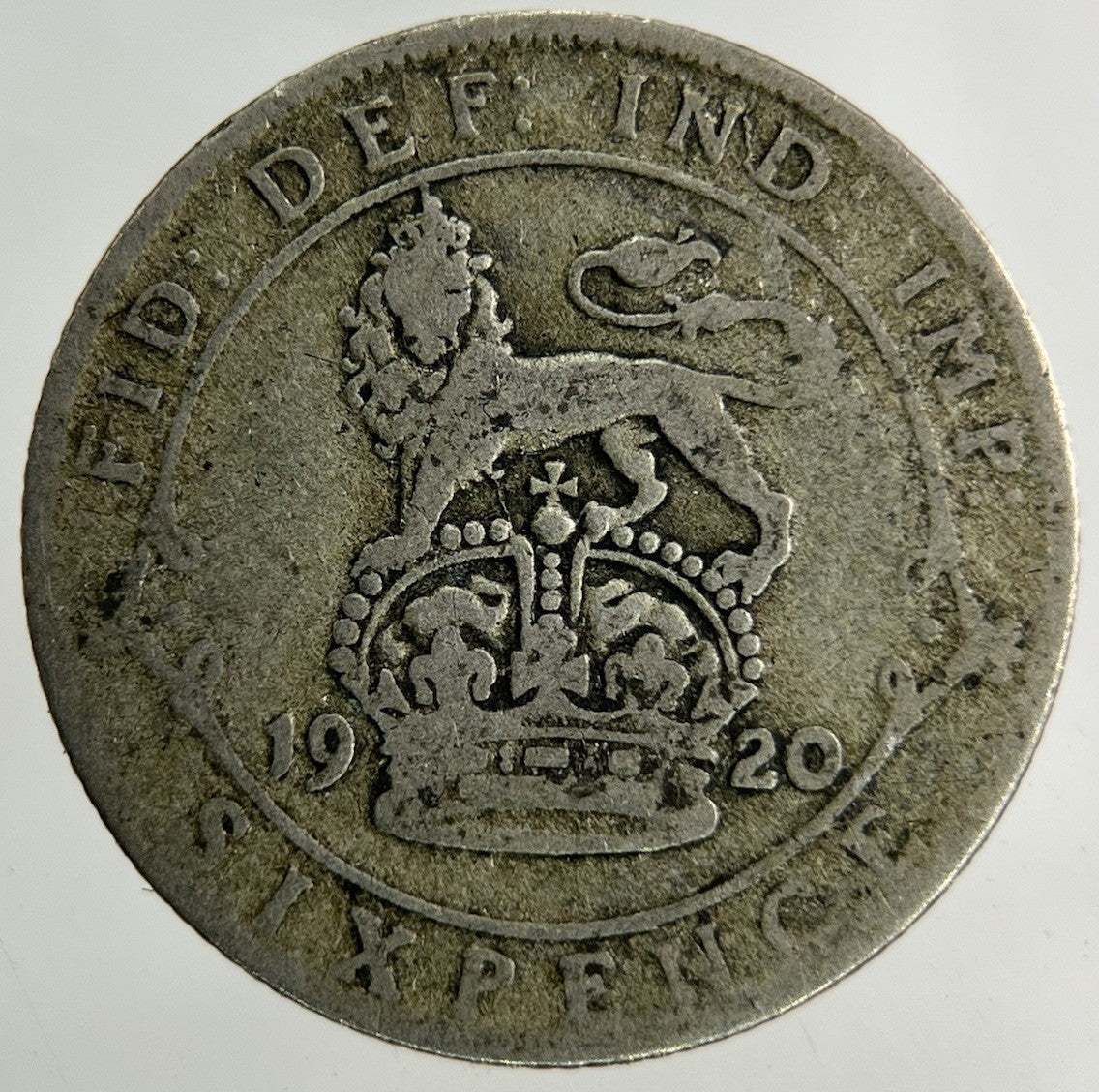 1920 George V Sixpence Silver Coin | Collectable Grade