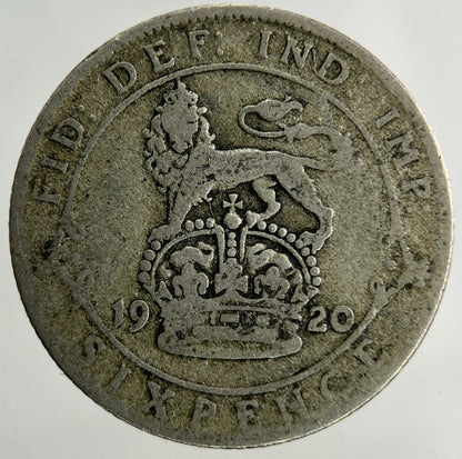 1920 George V Sixpence Silver Coin | Collectable Grade