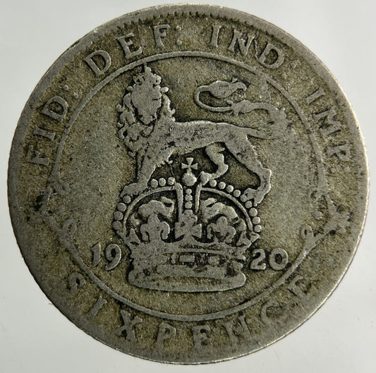 1920 George V Sixpence Silver Coin | Collectable Grade