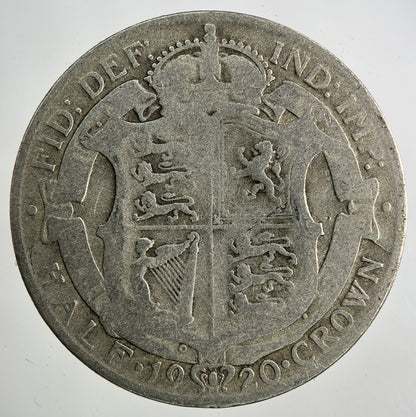 1920 George V Half - Crown Silver Coin | Collectable Grade