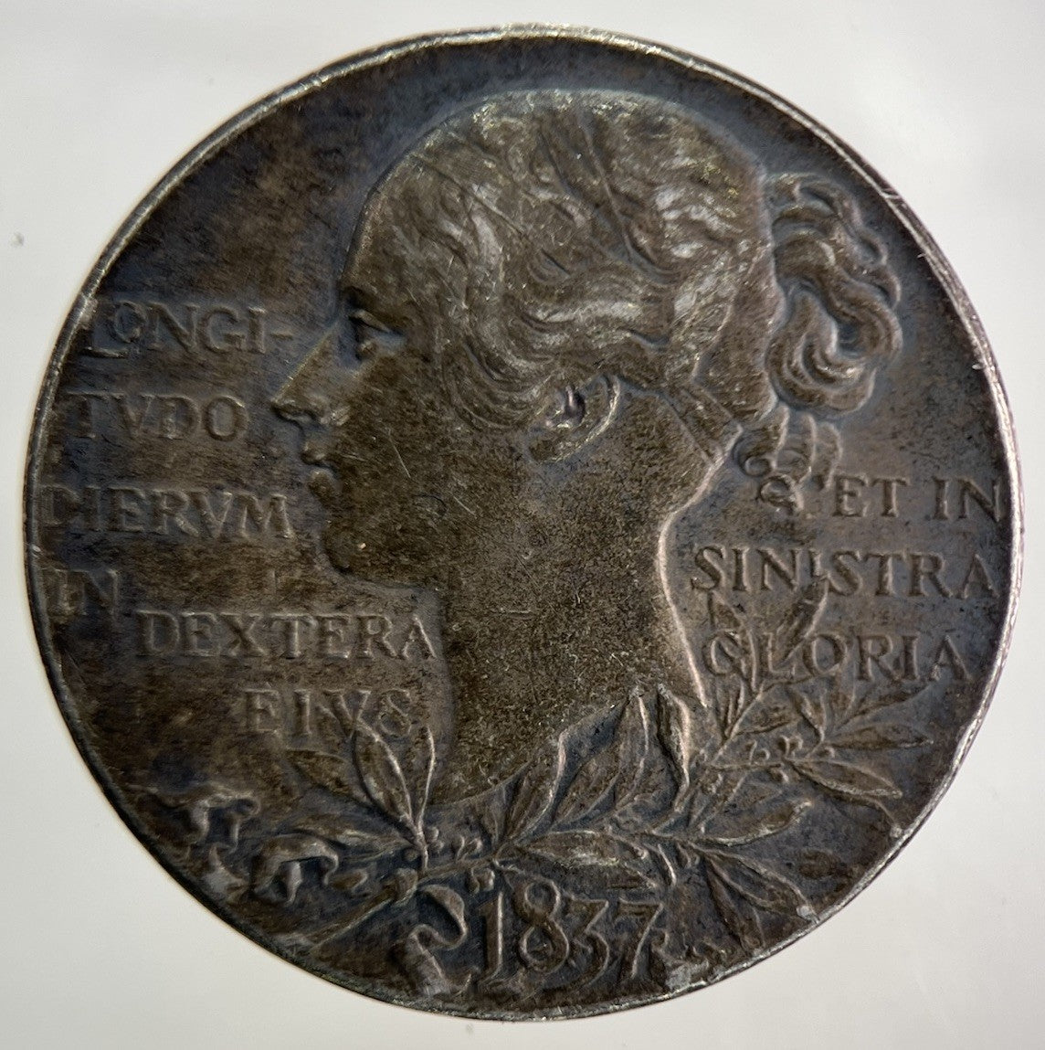 1897 Victoria Diamond Jubilee Silver Medal 25mm Coin | Fine Collectable Grade