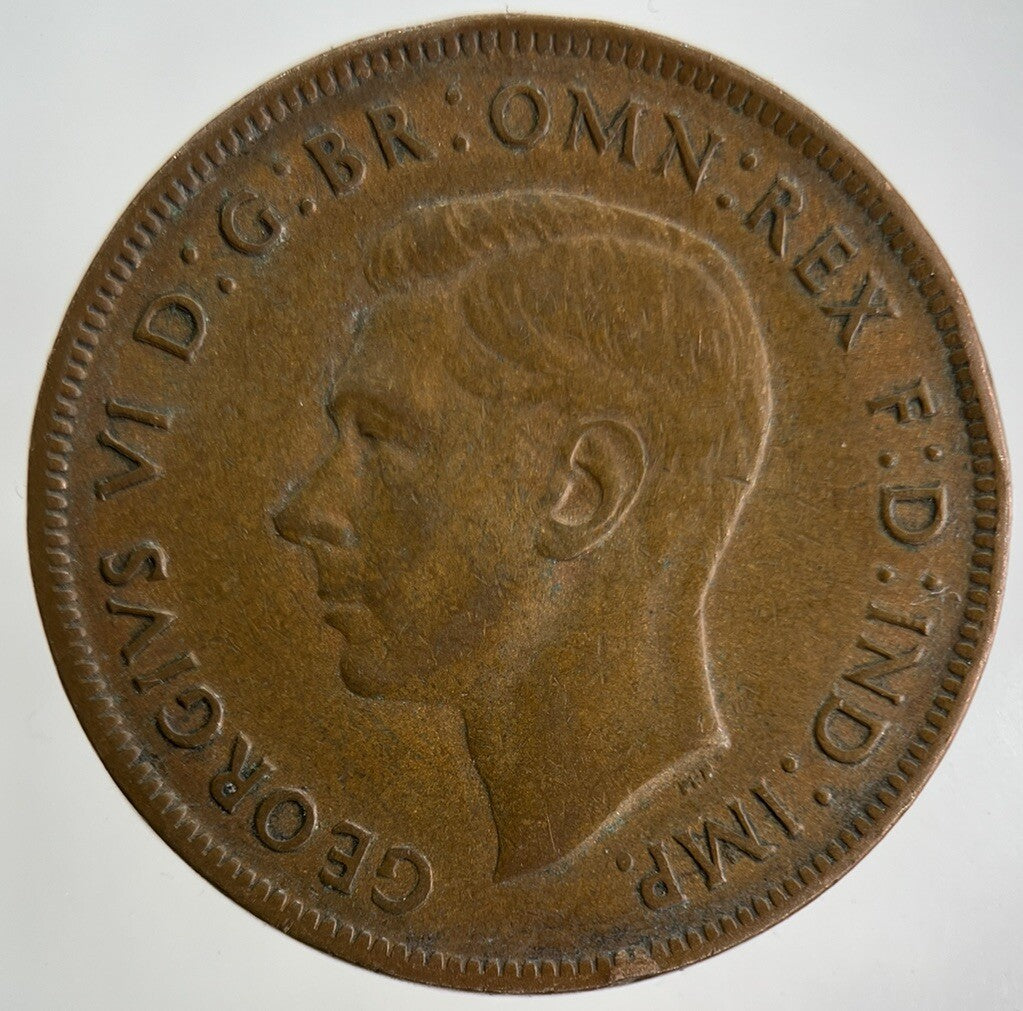 1938 Australia One Penny Coin | Fine Collectable Grade