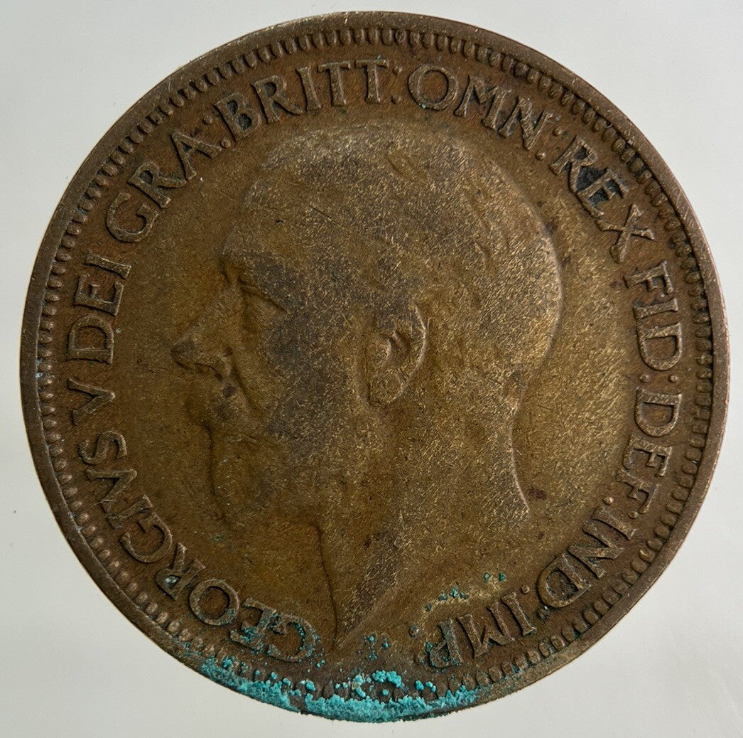 1927 George V Half - Penny Coin | Collectable Grade