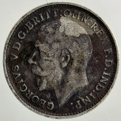 1917 George V Threepence Silver Coin | Fine Collectable Grade