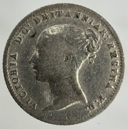1843 Victoria Groat Four - Pence Silver Coin | Fine Collectable Grade