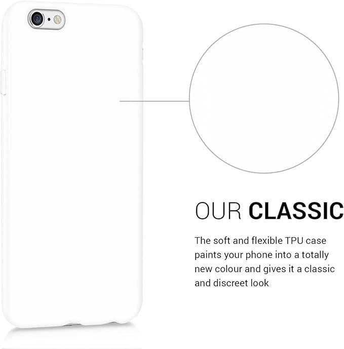 iPhone 6 / 6s White Bumper Shockproof Silicone Protective Case