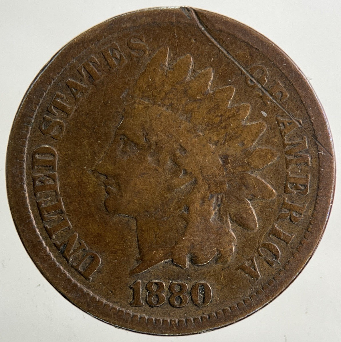 1880 US USA One Cent Coin | Collectable Grade