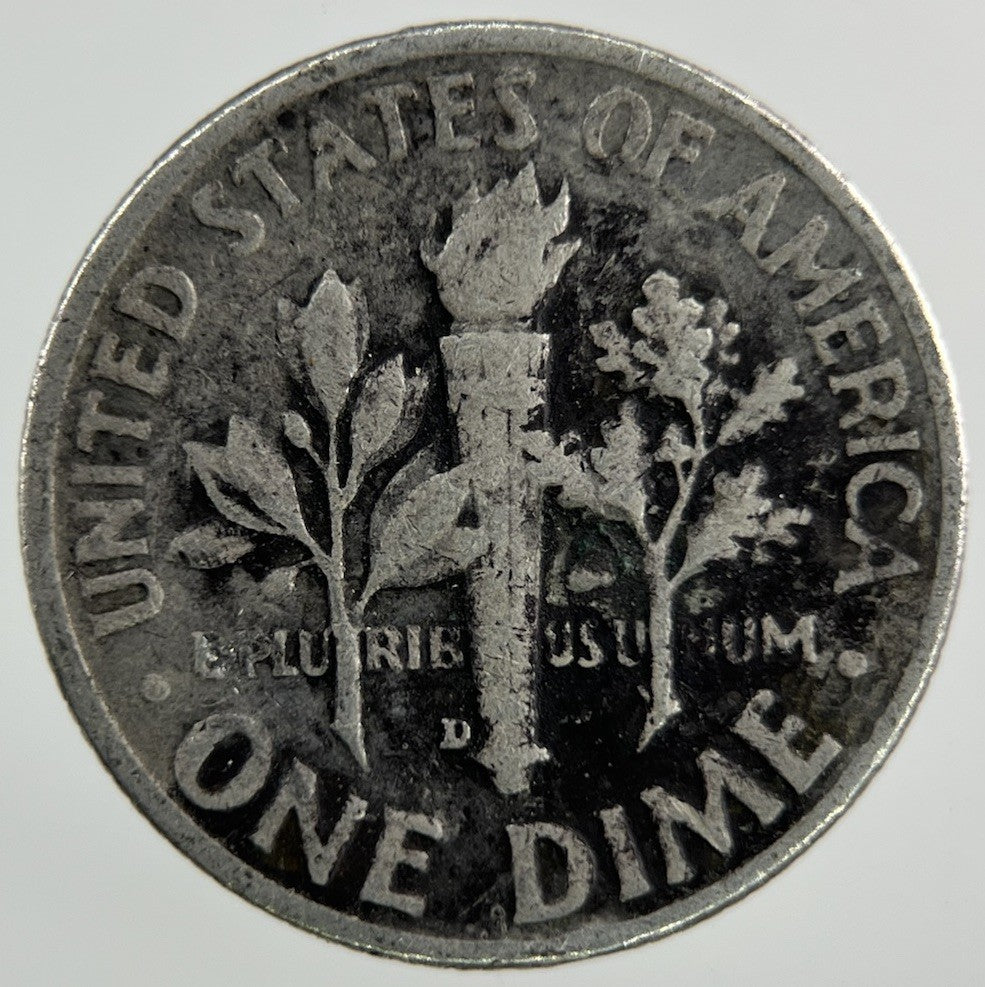 1952 - D US USA Roosevelt Dime Silver Coin | Collectable Grade