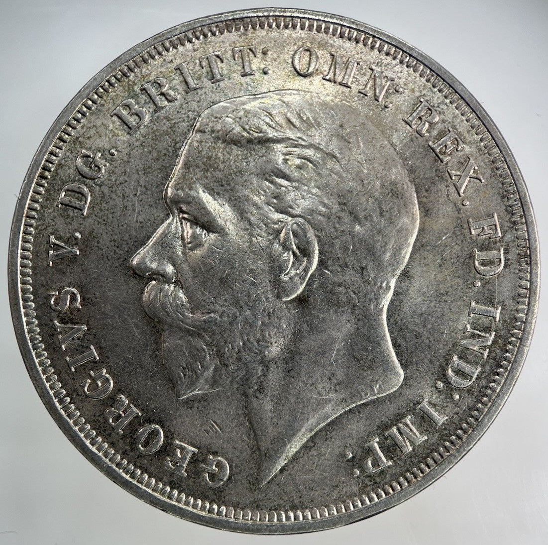 1935 George V One Crown Silver Coin | Very High Grade