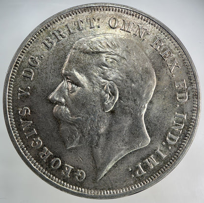 1935 George V One Crown Silver Coin | Very High Grade